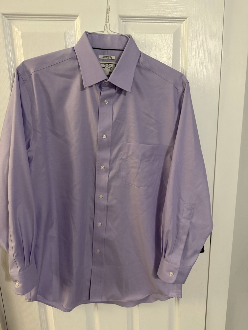 Jos. A. Bank Men's Lavender Long-Sleeve Dress Shirt